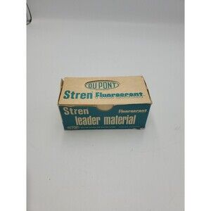 9 Vintage Stren 30LB Test Fishing Leader Line In Dealer Display Cabin Decor